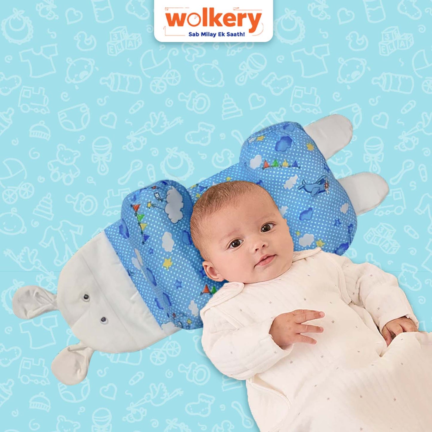 Adjustable Baby Head Shaping Pillow